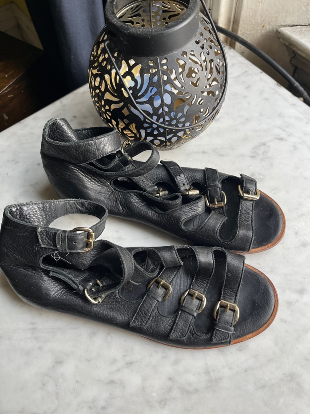 Vivienne Westwood Anglomania Gladiator Sandals size 37 - Picture 3 of 6
